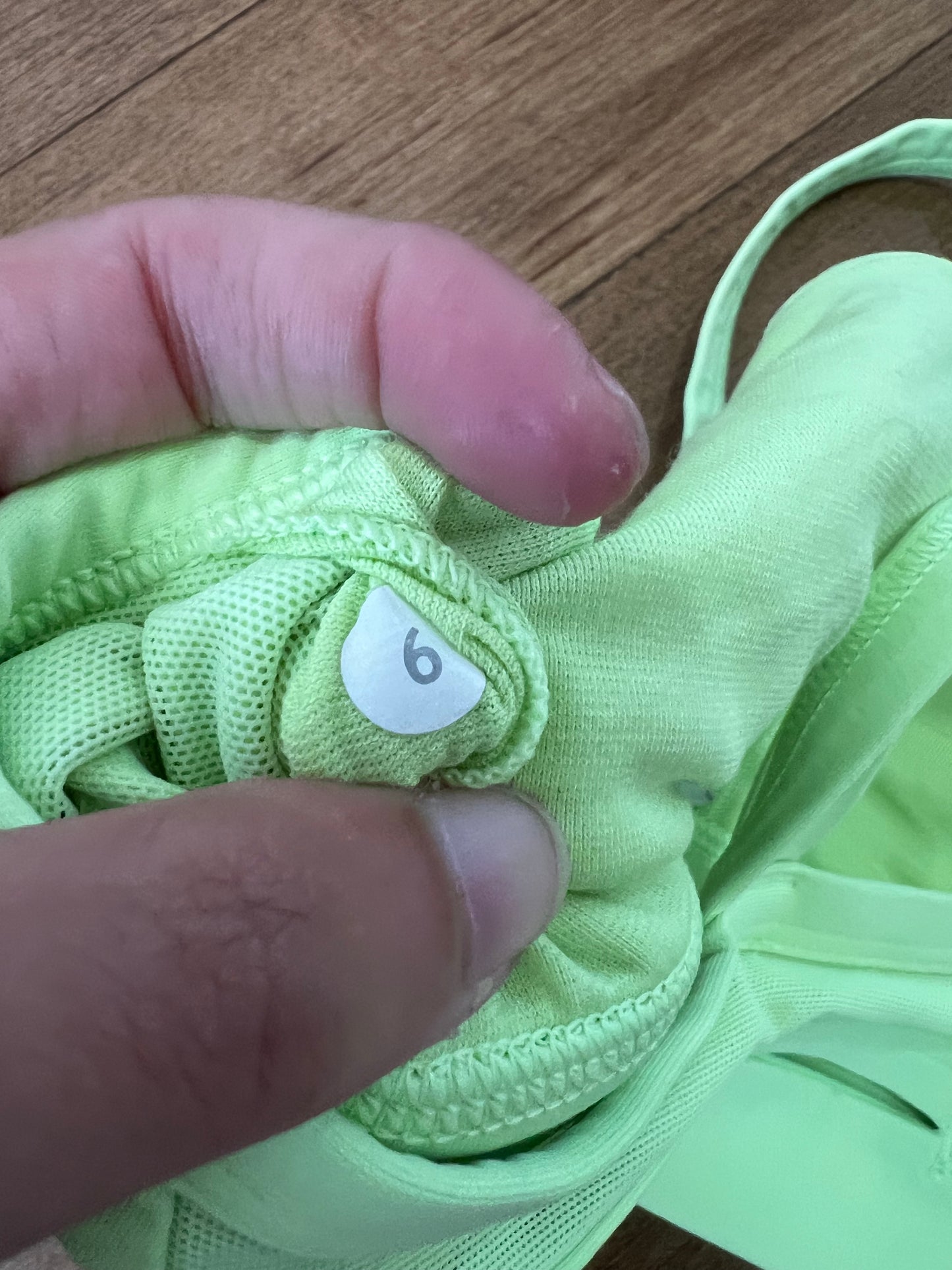 Lululemon Lime Green Bra- Sz 6