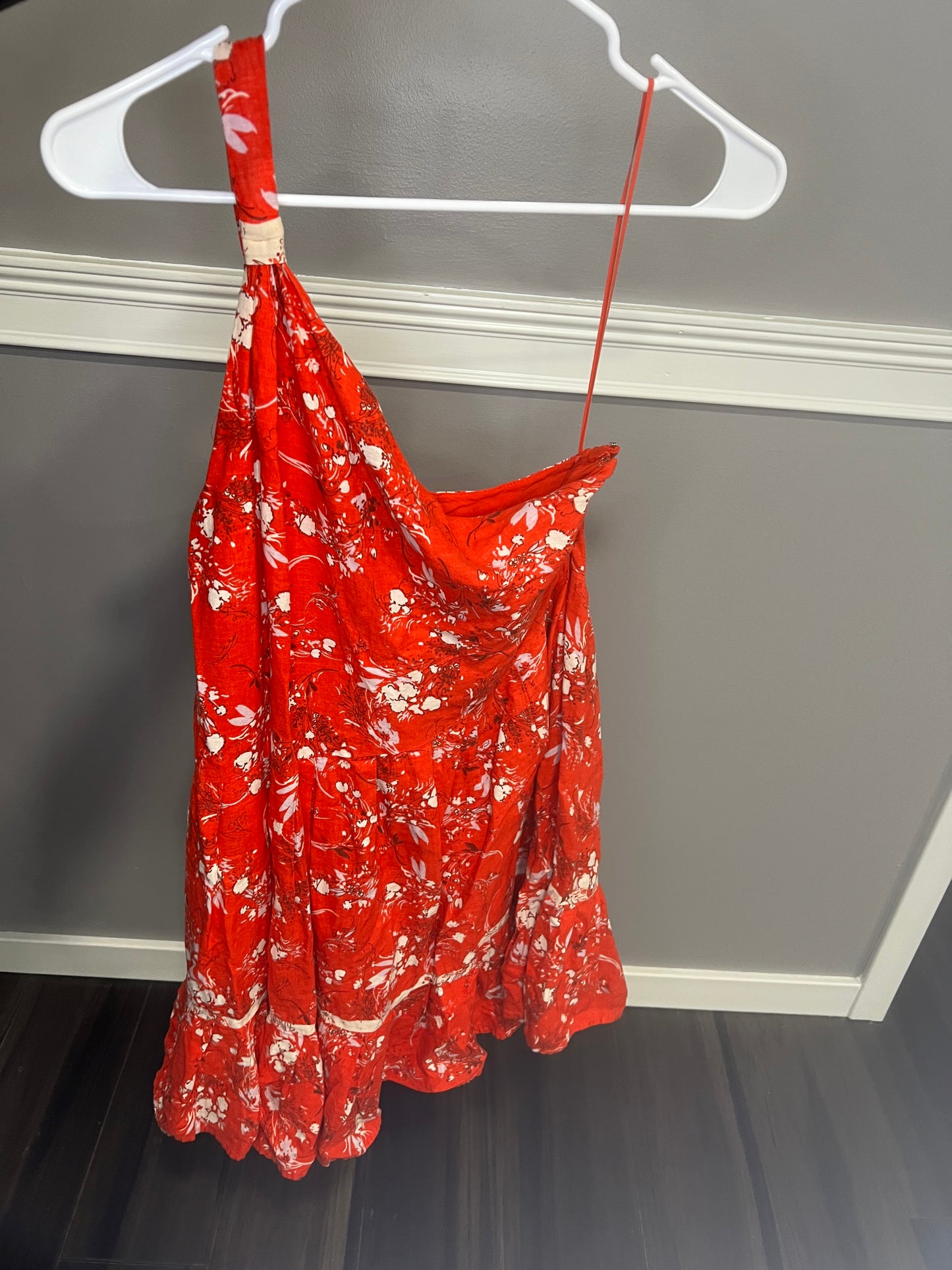 Free People One Shoulder Floral Dress