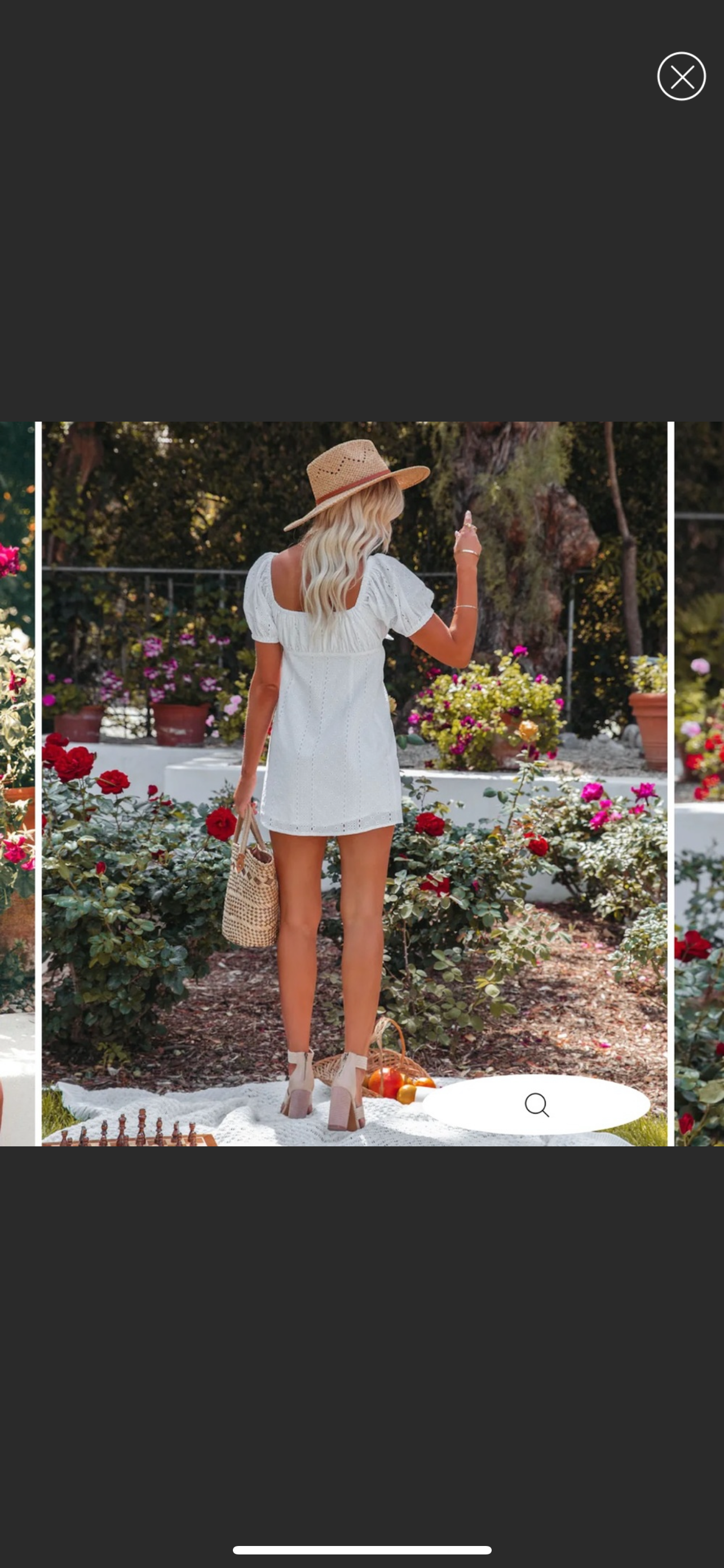 Vici White Mini Dress