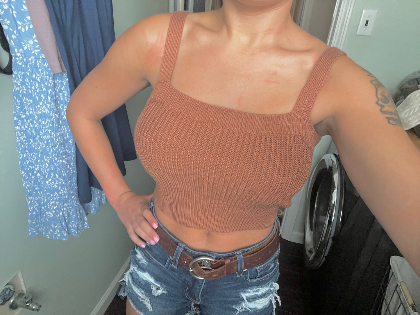 BSB Jeans Sweater Cropped Tank