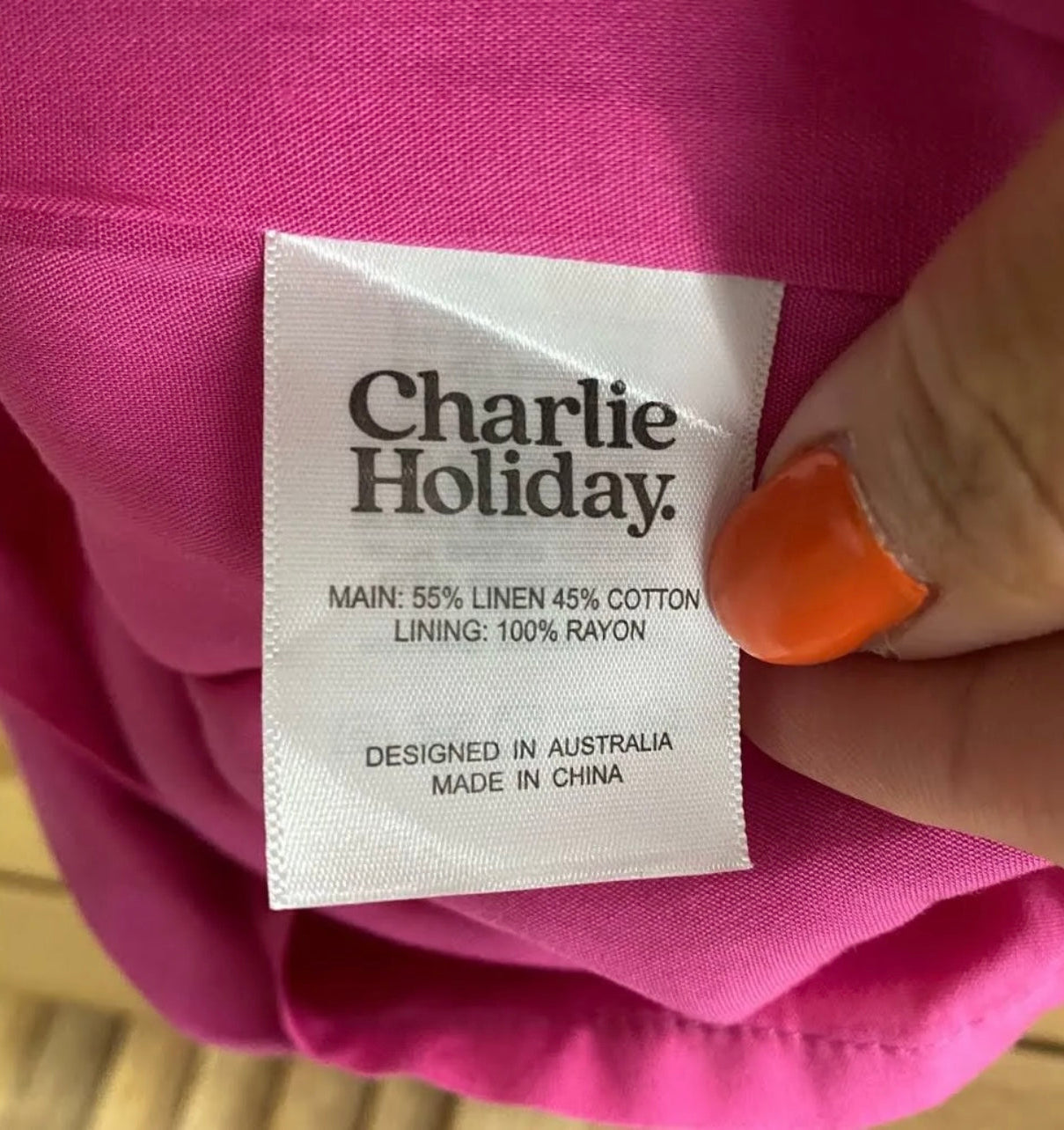 Charlie Holiday Pink Mini Dress