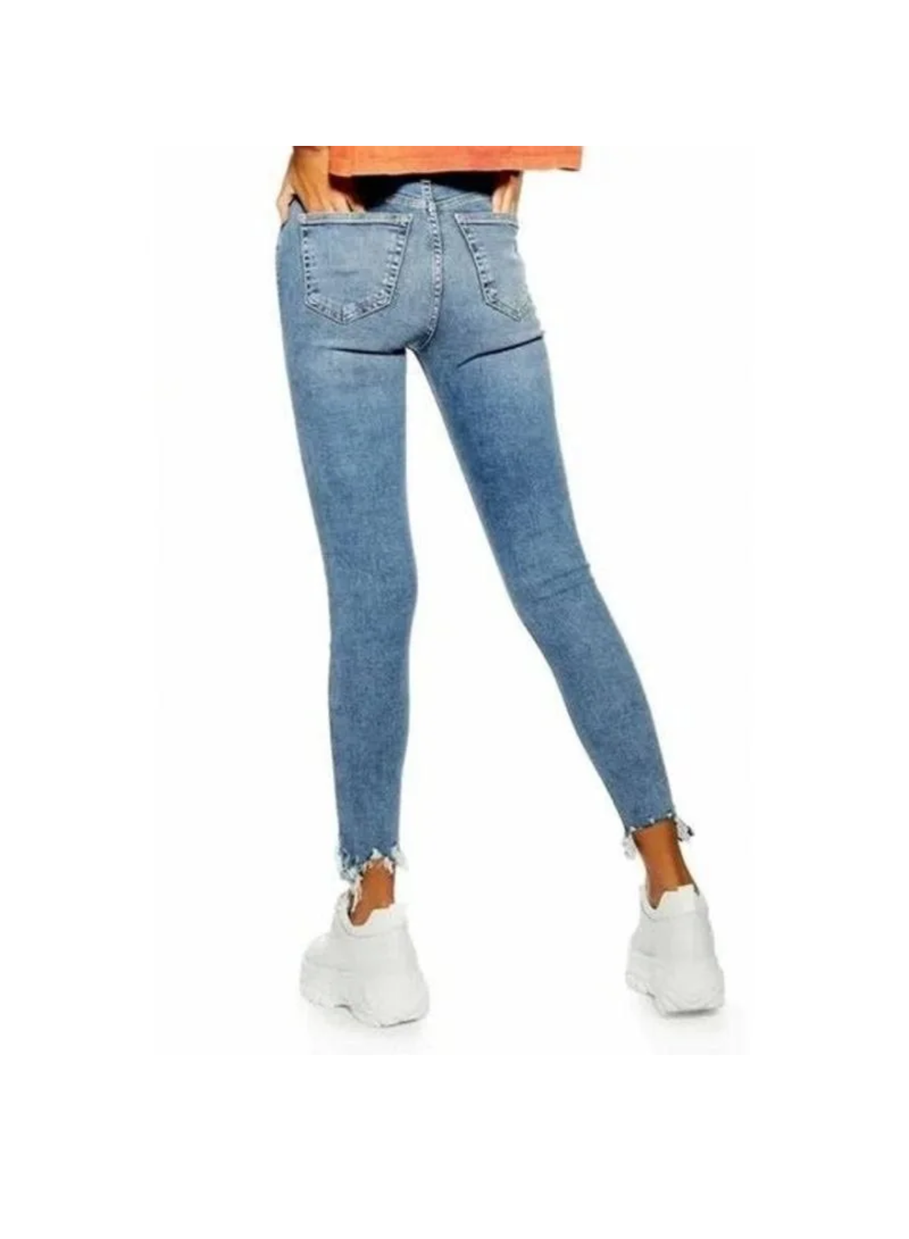 TopShop High Waisted Jeans with Raw Hem