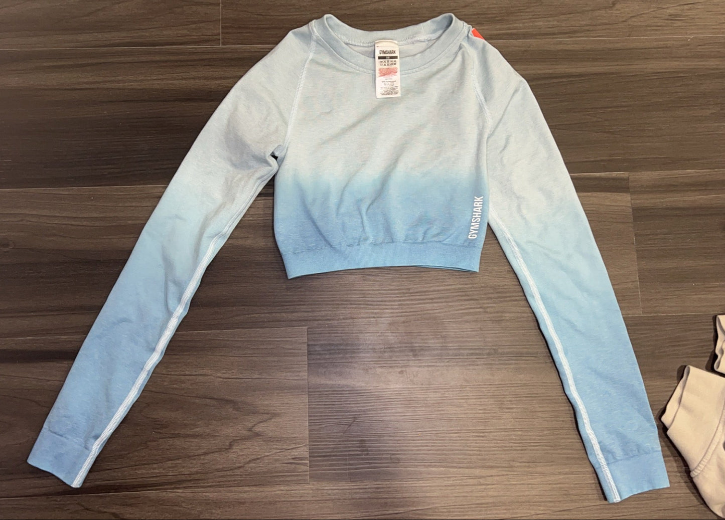 GymShark Ombre Cropped Seamless Long Sleeve
