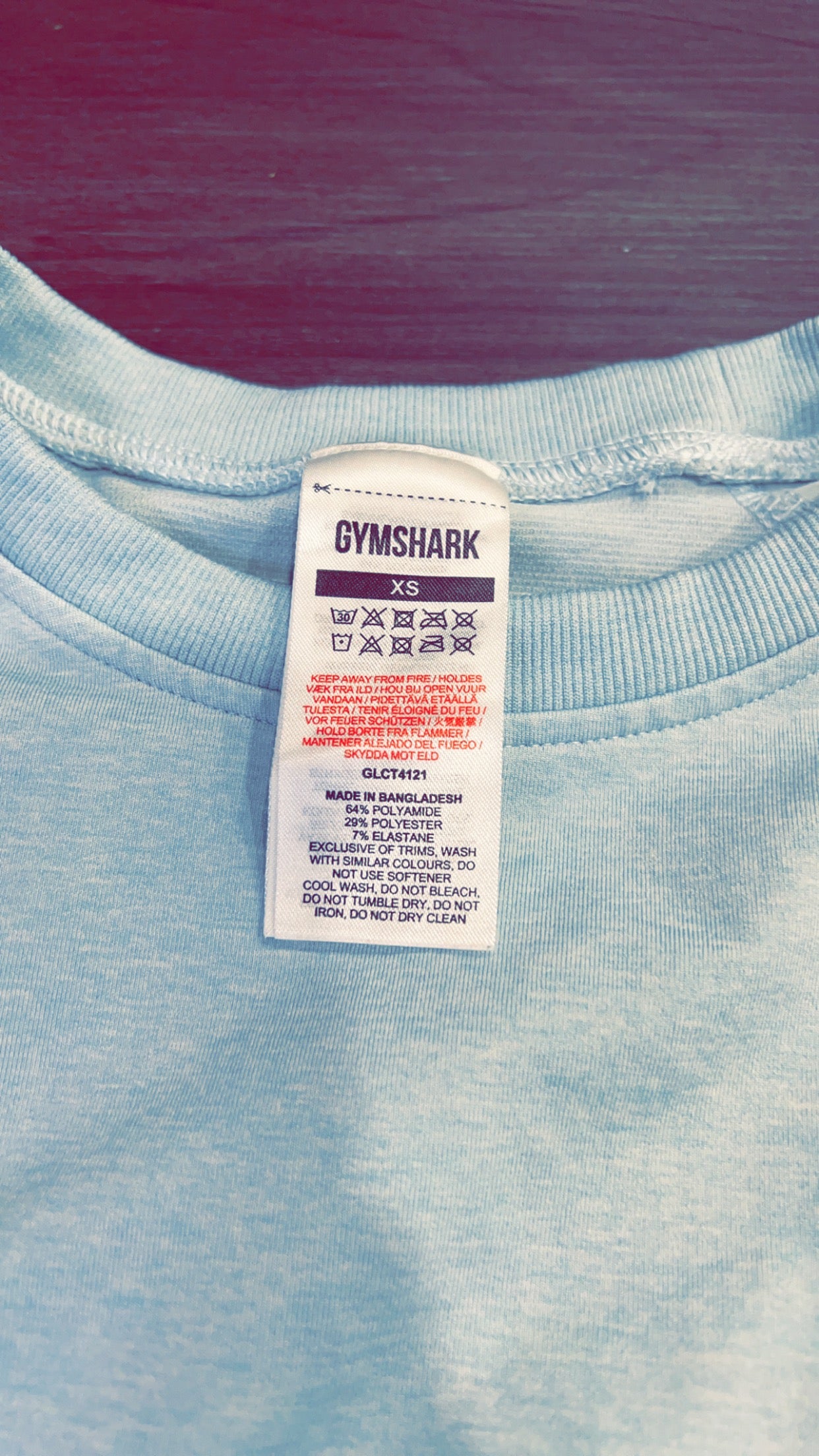 GymShark Ombre Cropped Seamless Long Sleeve