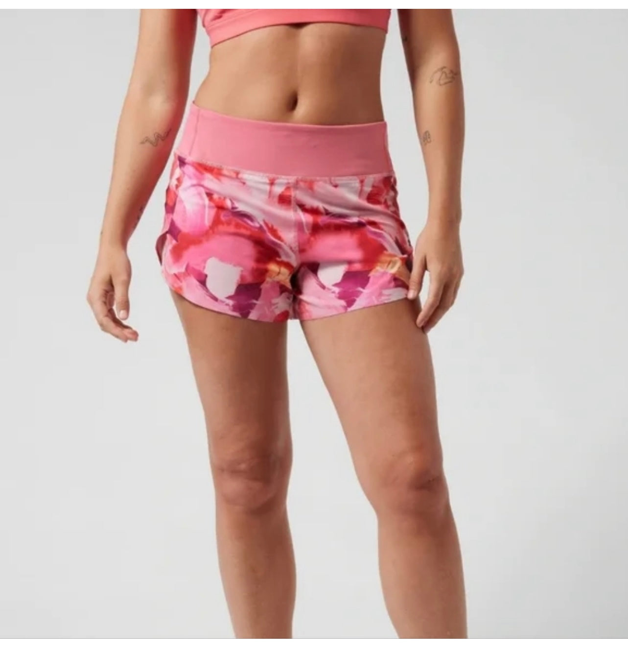Athleta Pink Running Shorts