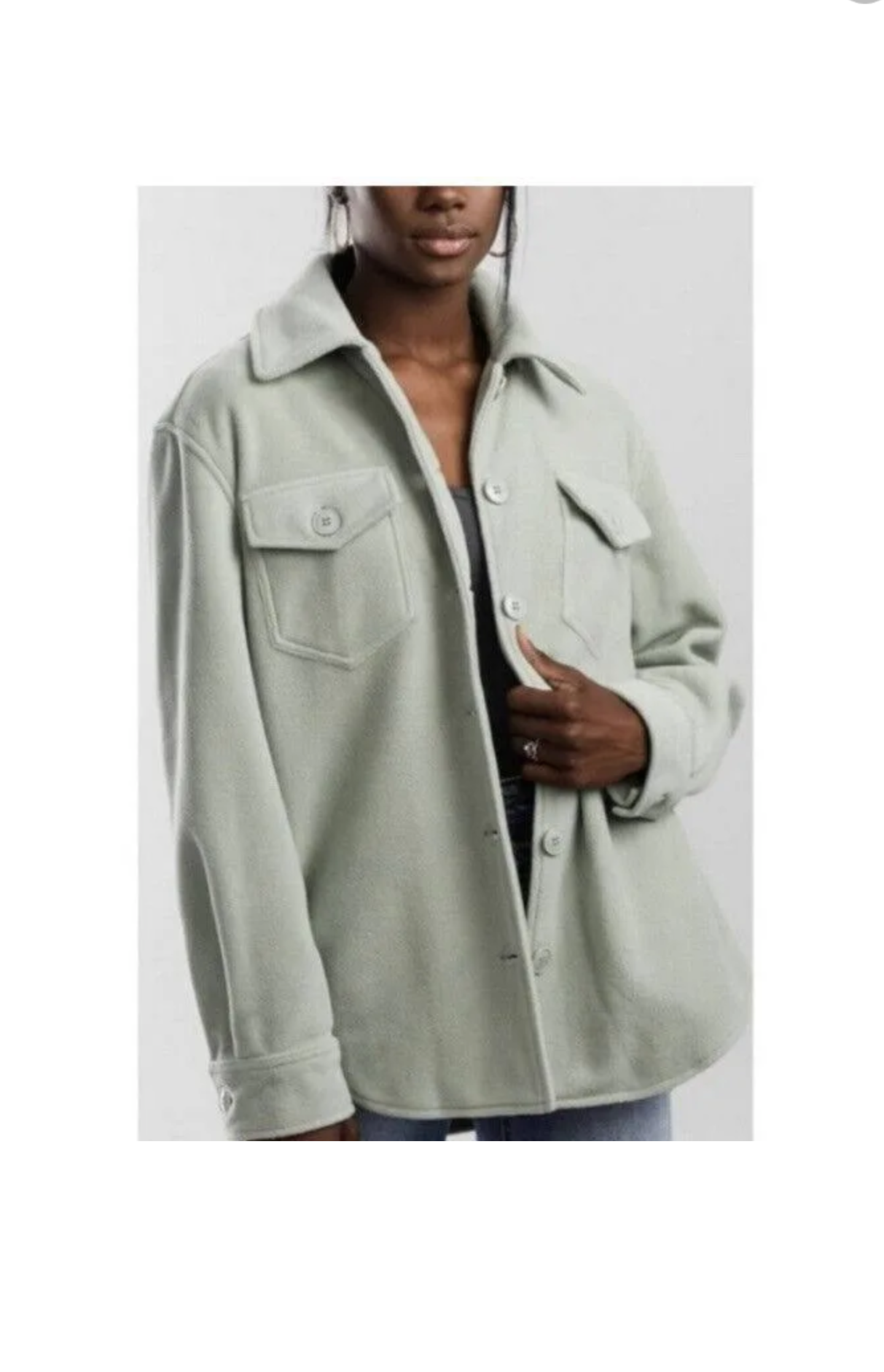 Joie Fleece Button Up Shacket