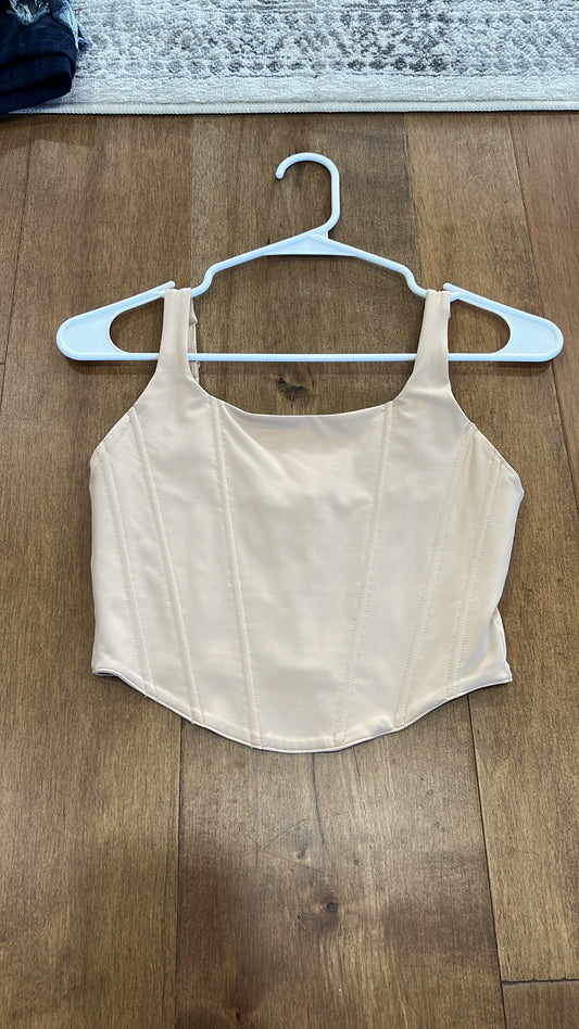 Tan Corset Tank