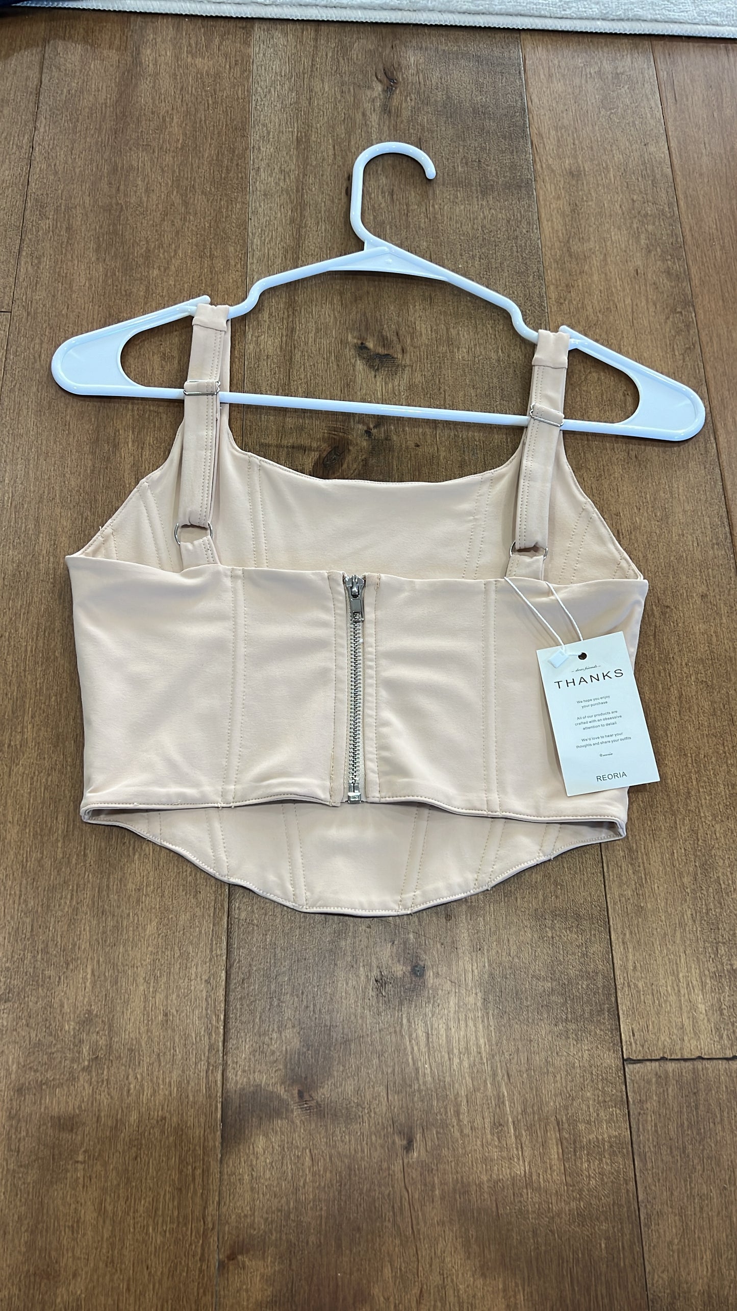 Tan Corset Tank