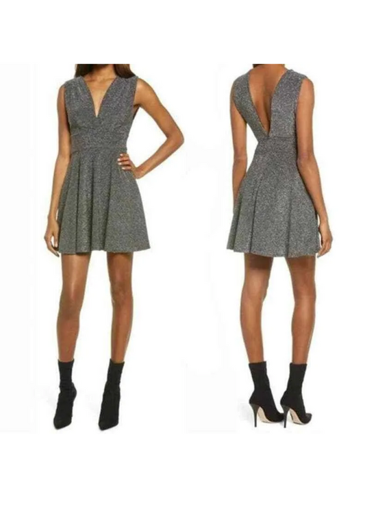 Fraiche V Neck Mini Dress