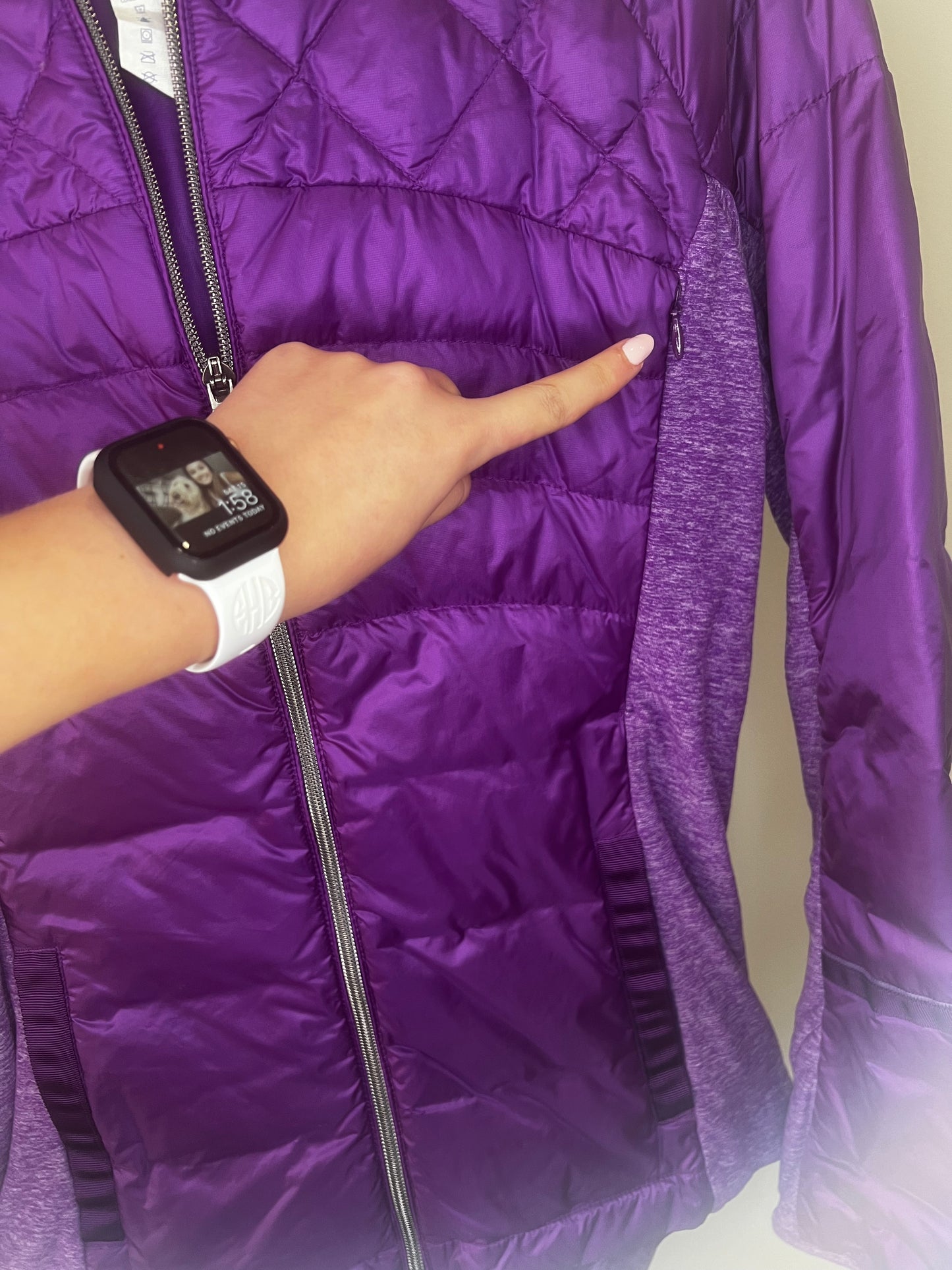 Lululemon Down For A Run Hooded Jacket- 6