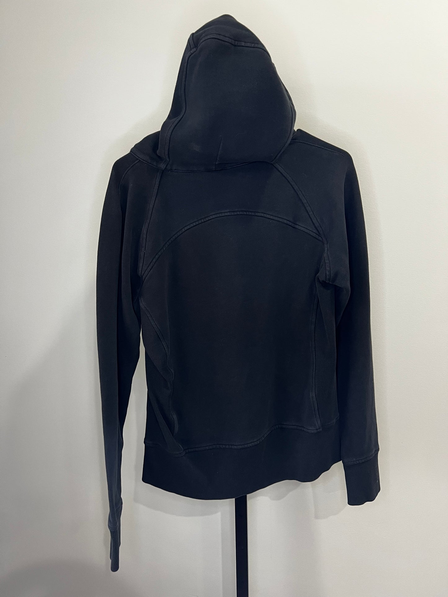 Lululemon Black Full Zip Scuba Hooded Jacket- Sz 10