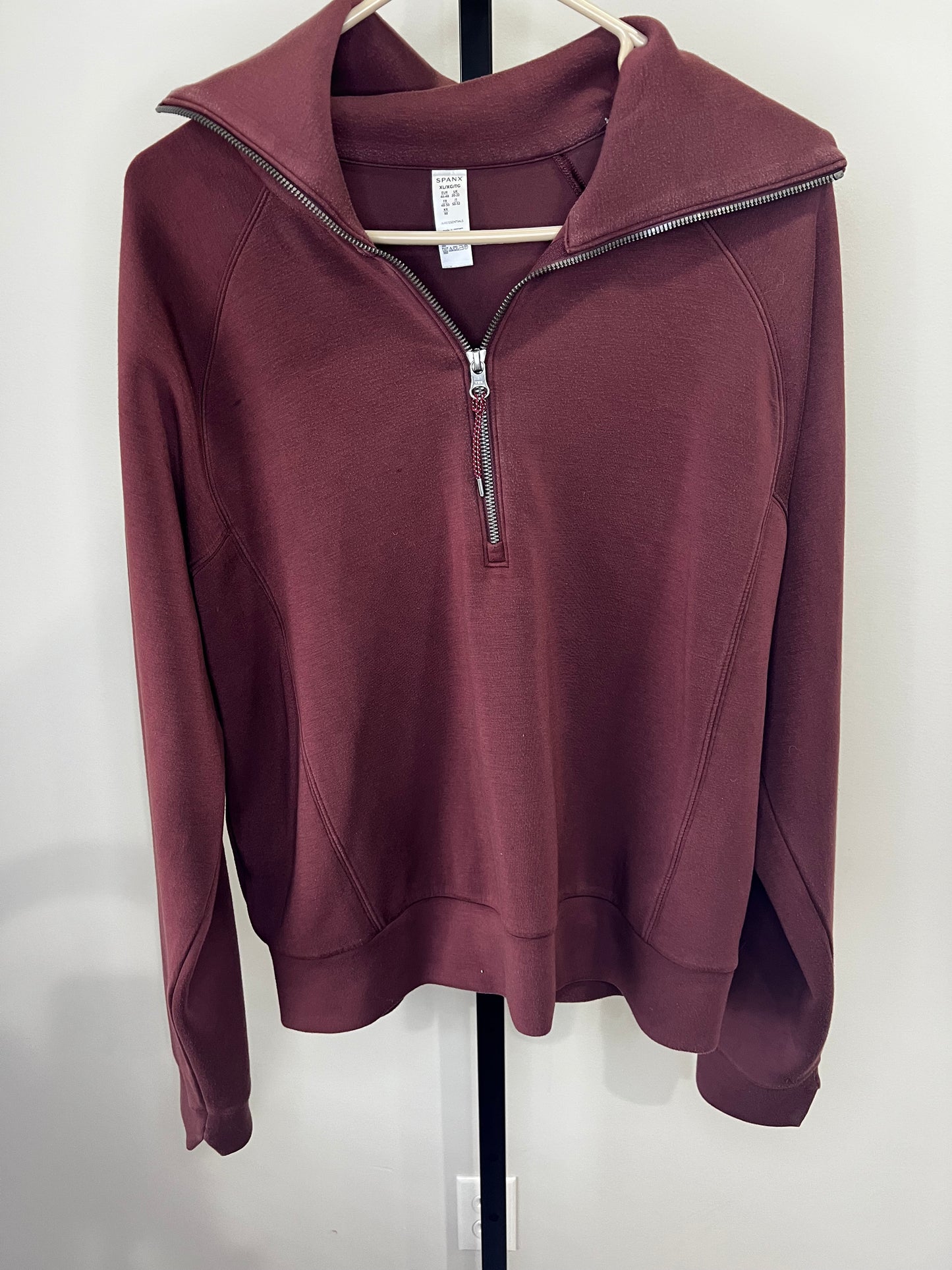 Spanx AirEssentials Quarter Zip- XL