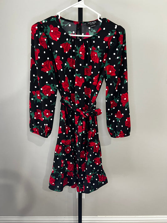 Kate Spade Belted Floral Dress- Small