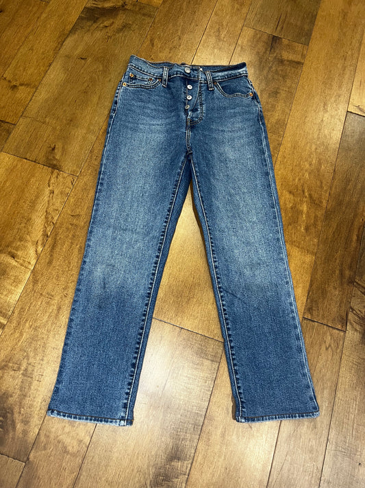 Levi's Wedgie Straight Jeans- Sz 26