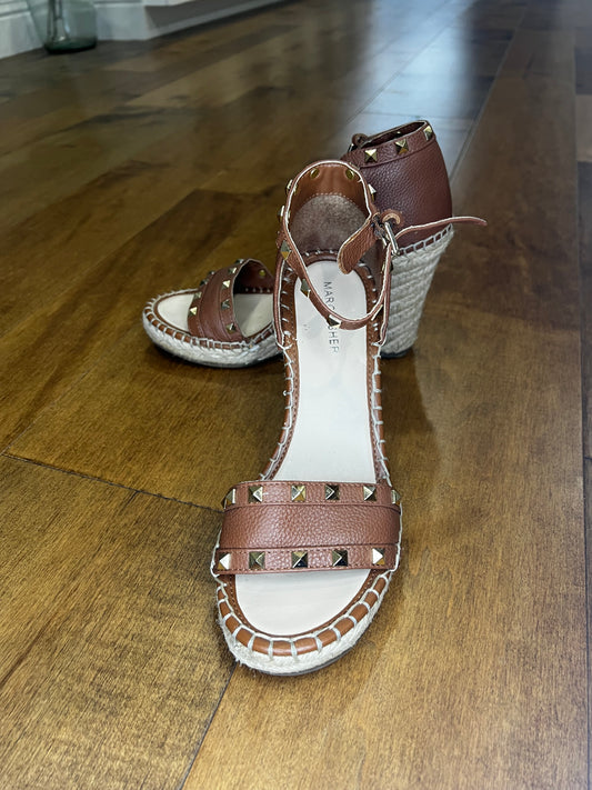 Marc Fisher Studded Wedges- Sz 8