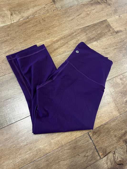 Lululemon Purple Capri Leggings- Sz 10