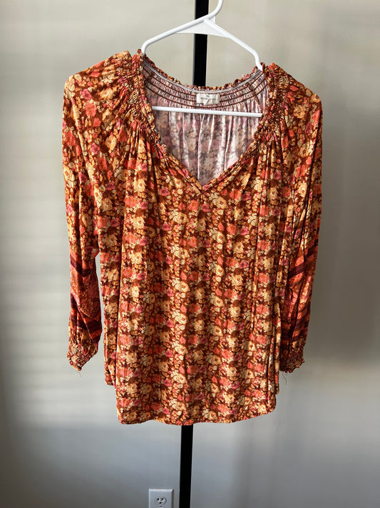 Mason & Belle Floral Blouse- Sz L