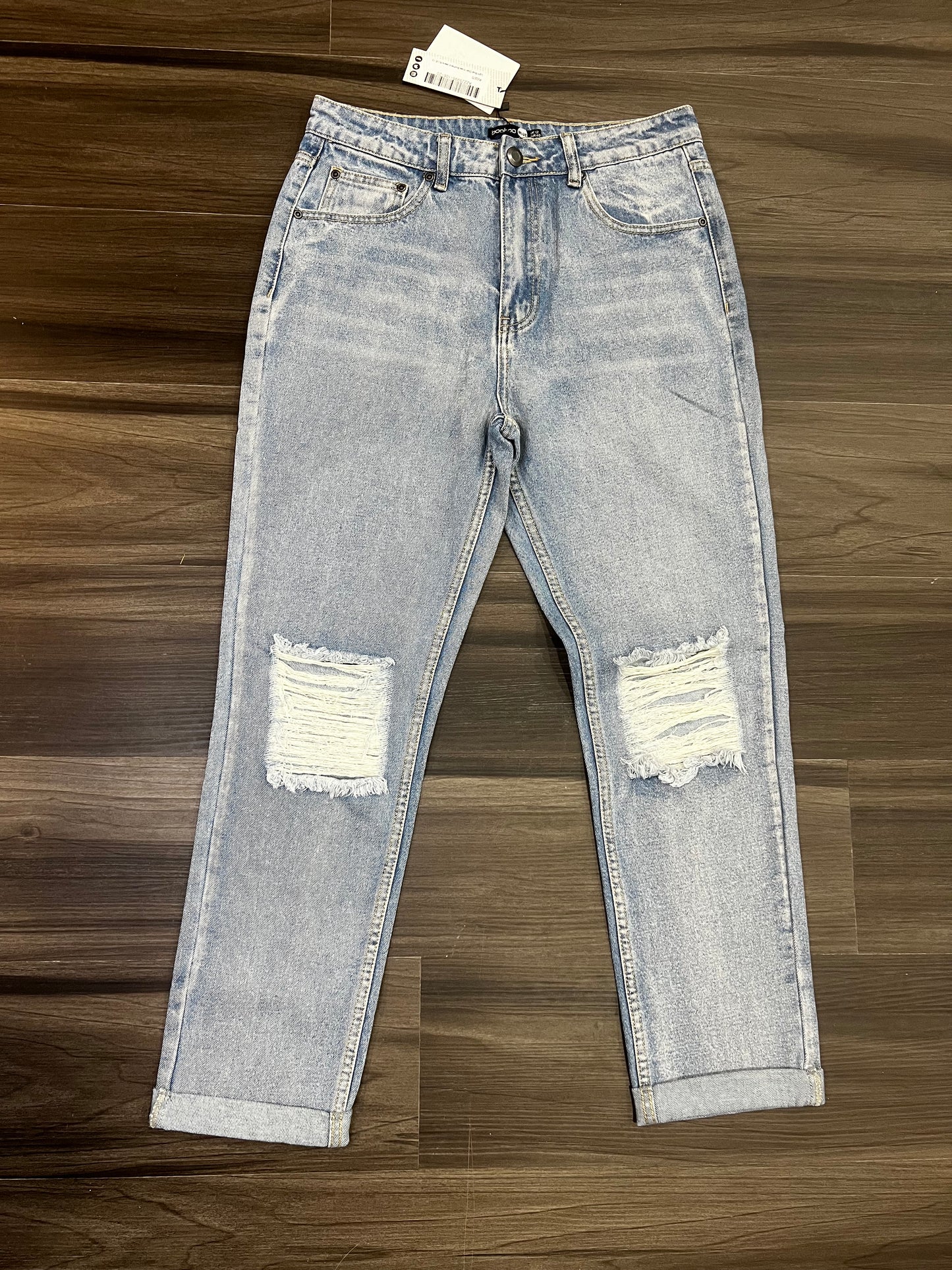 Boohoo Boyfriend Distressed Jeans