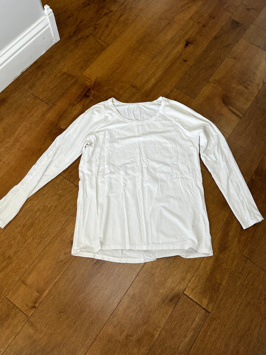 Lululemon White Long Sleeve- Sz 6