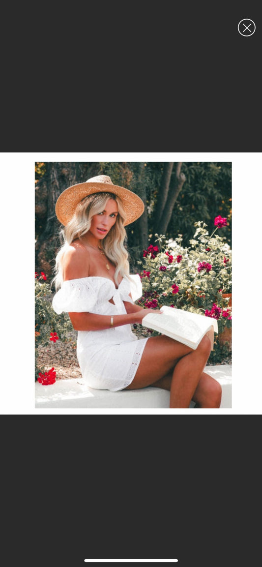 Vici White Mini Dress