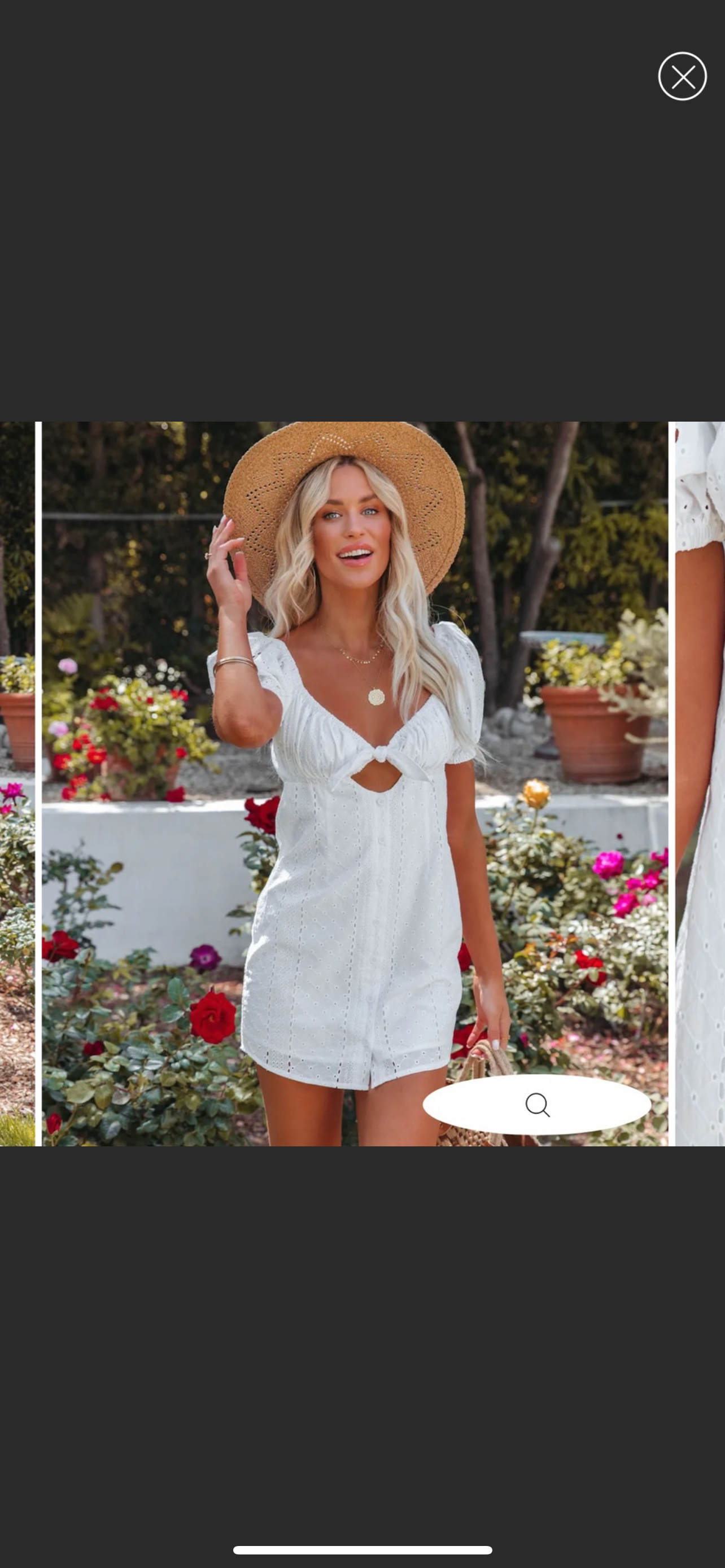 Vici White Mini Dress