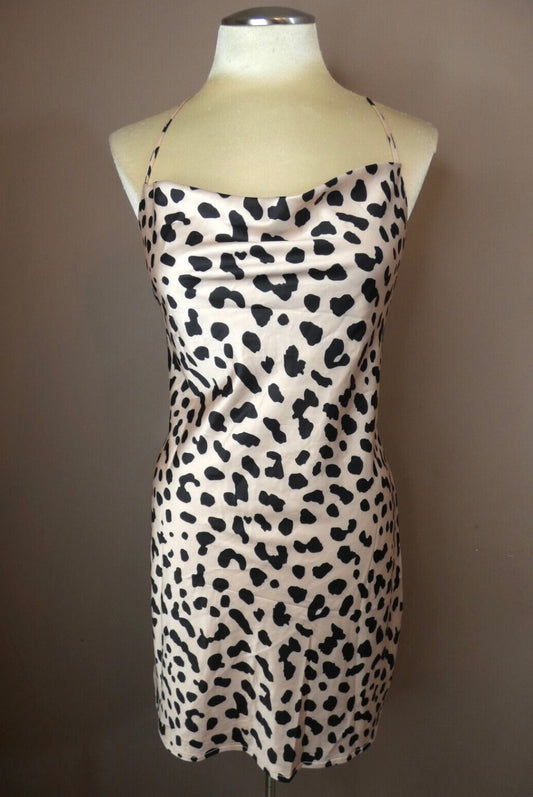 Vici Leopard Print Slip Dress