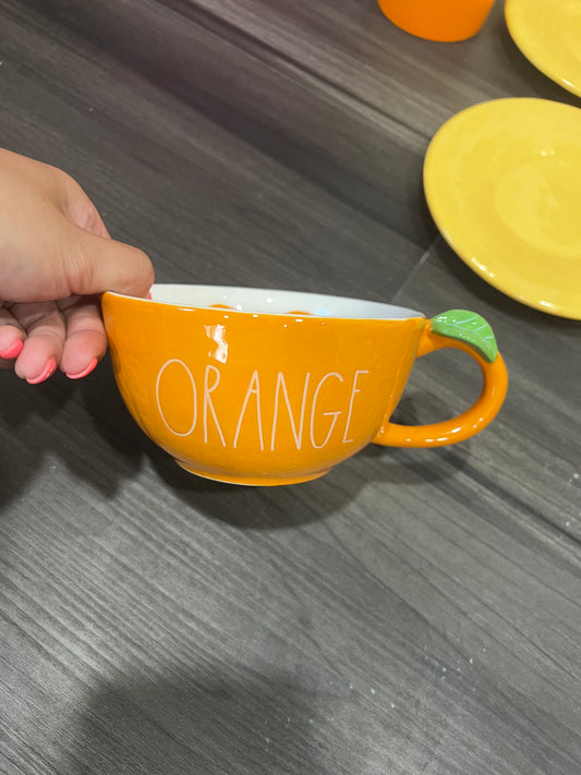 Rae Dunn Orange Mug