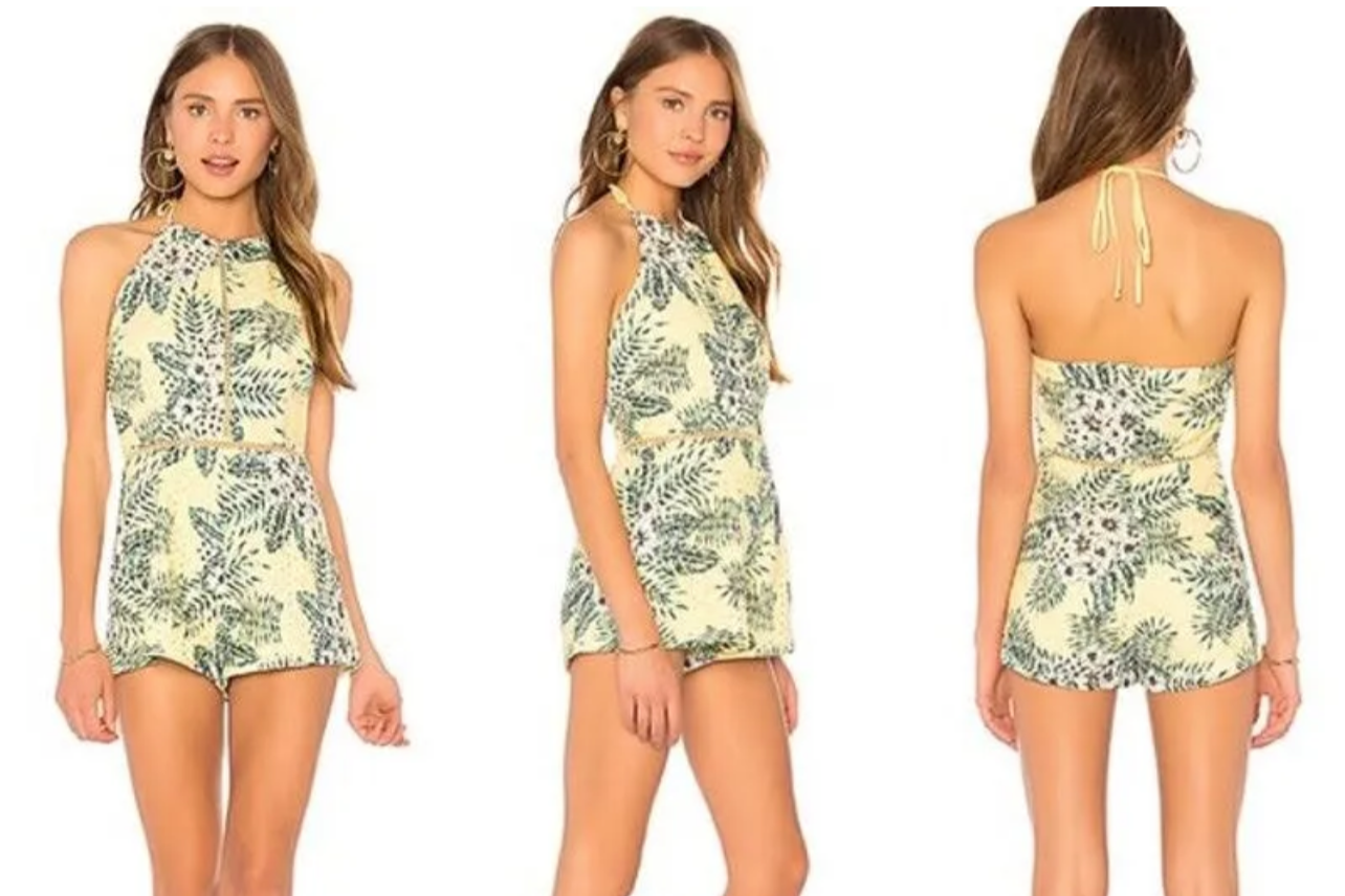 BB Dakota Floral Romper