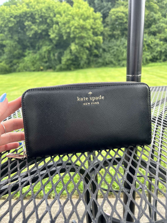 Kate Spade Staci Large Black Wallet