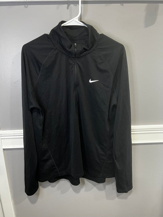 Nike Dri Fit Black Quarter Zip