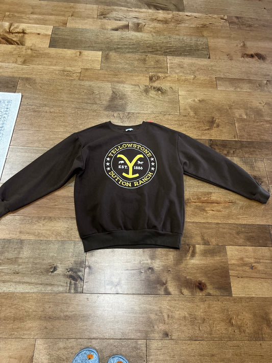 Yellowstone Brown Crewneck